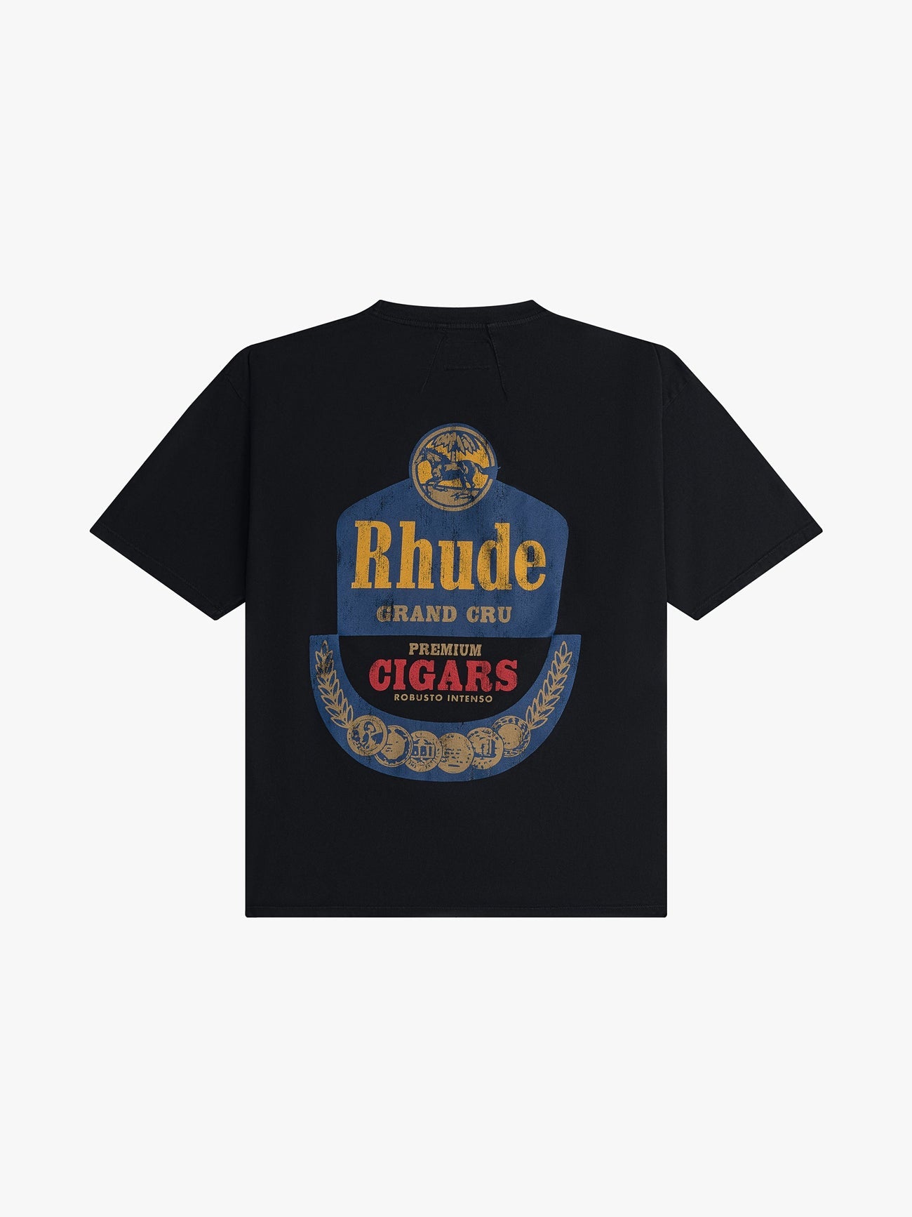 RHUDE Grand Cru Cigar Tee Black