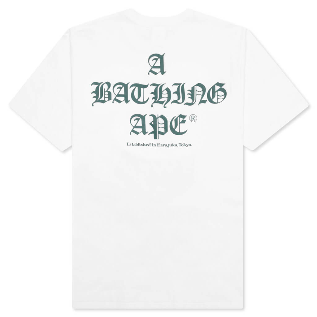 Bape A Bathing Ape Logo Tee White