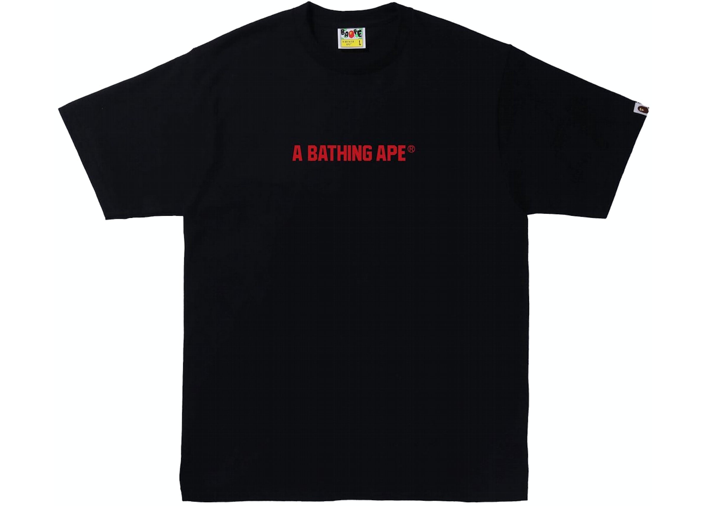 BAPE Color Camo BAPE Busy Works Tee Black/Red