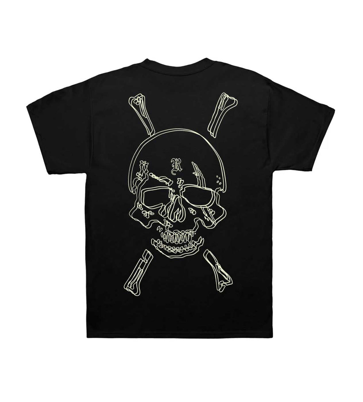 Revenge Crossbones tee Black