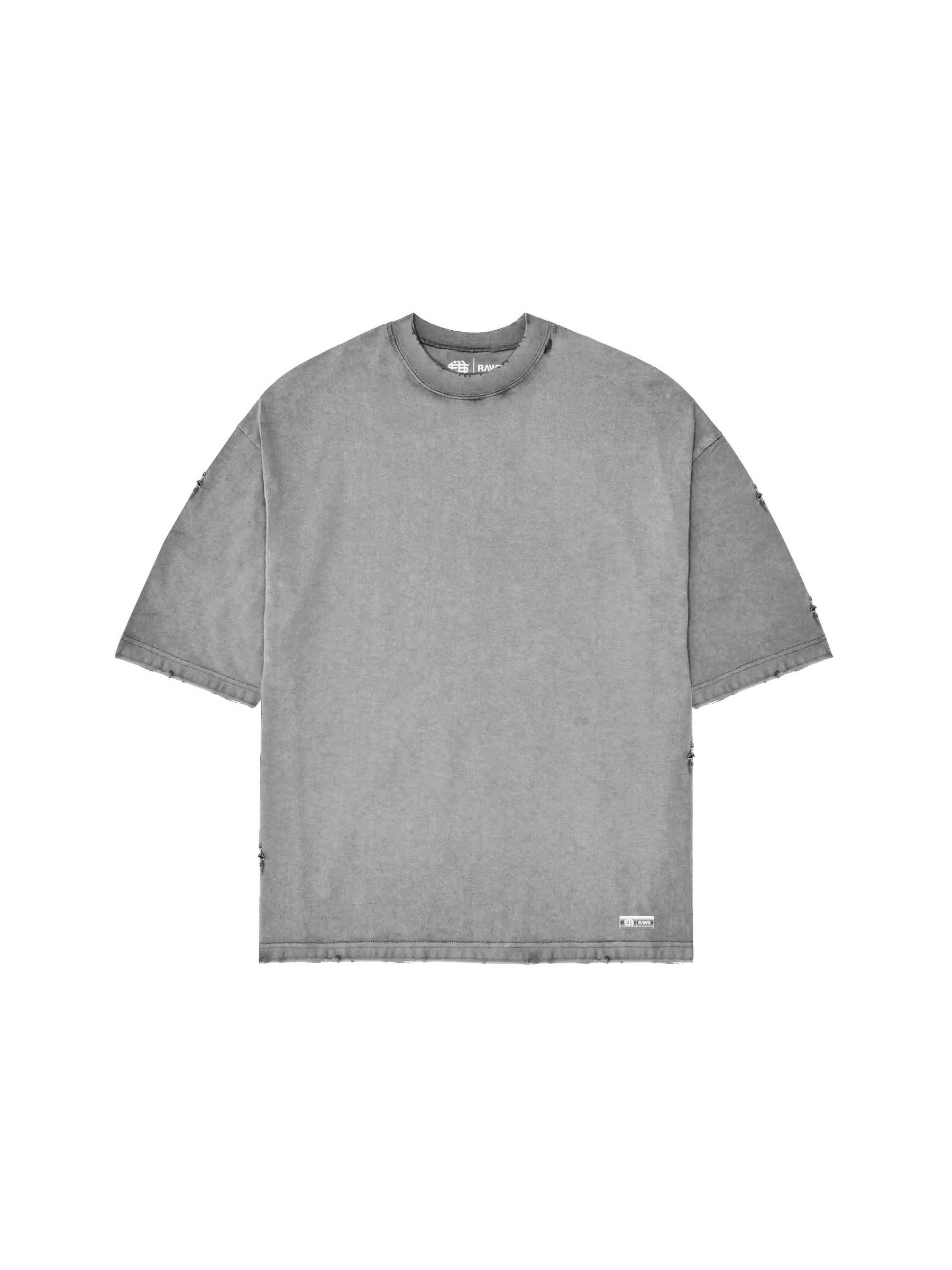 SOLE ET. AL RAWS HEAVYWEIGHT TEE : GREY