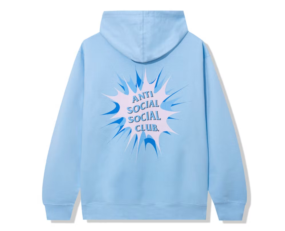 ANTI SOCIAL SOCIAL CLUB STUNNED HOODIE BLUE