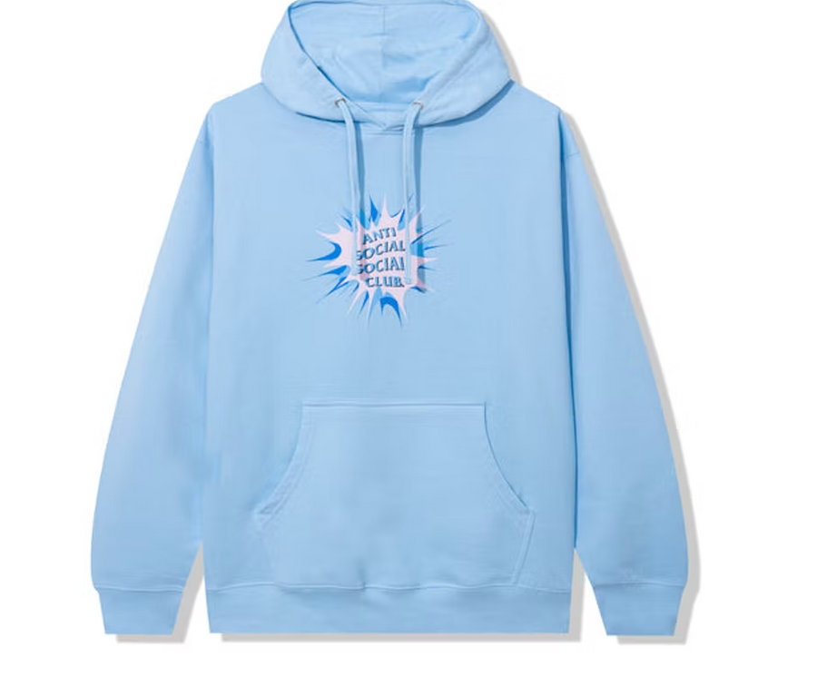 ANTI SOCIAL SOCIAL CLUB STUNNED HOODIE BLUE