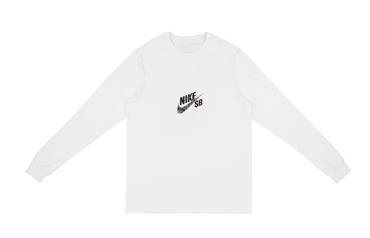 Travis Scott Cactus Jack For Nike SB Longsleeve T-shirt White