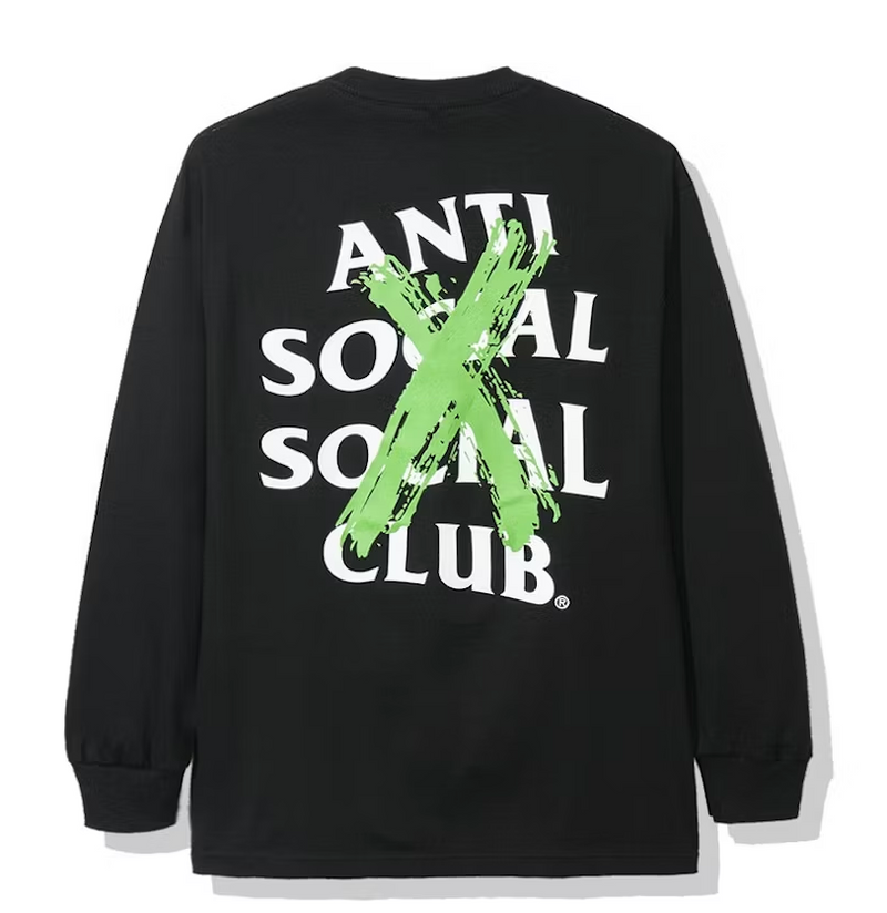 ANTI SOCIAL SOCIAL CLUB CANCELLED REMIX LONG SLEEVE TEE (FW19) BLACK