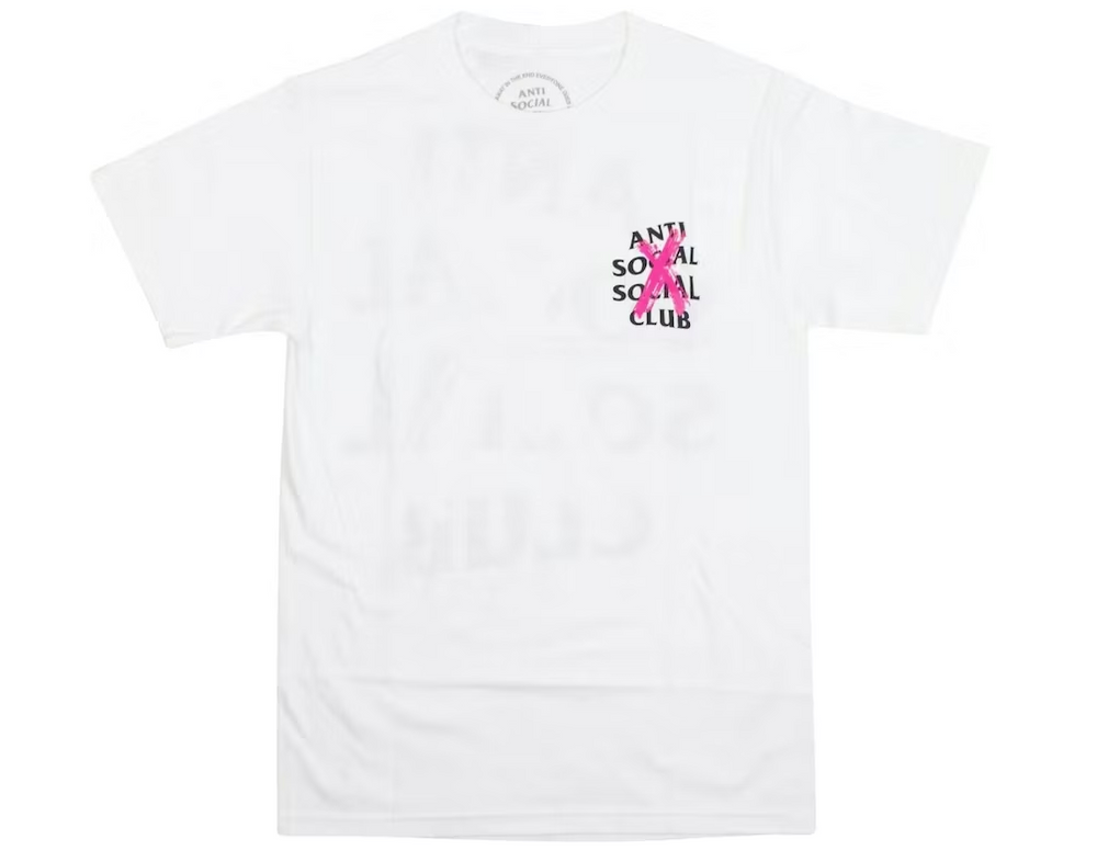 ANTI SOCIAL SOCIAL CLUB CANCELLED T-SHIRT MEN'S WHITE