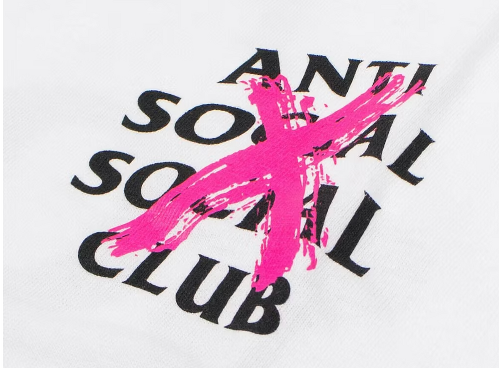 ANTI SOCIAL SOCIAL CLUB CANCELLED T-SHIRT MEN'S WHITE