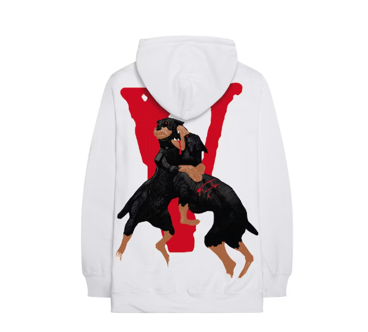 Vlone x City Morgue Dogs Hoodie White