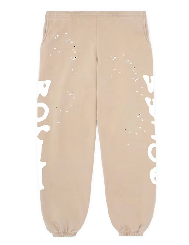 Sp5der Beluga Sweatpants Light Brown