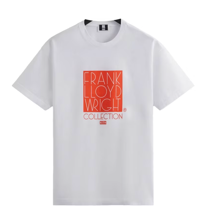 Kith Frank Lloyd Wright Foundation Logo Tee White