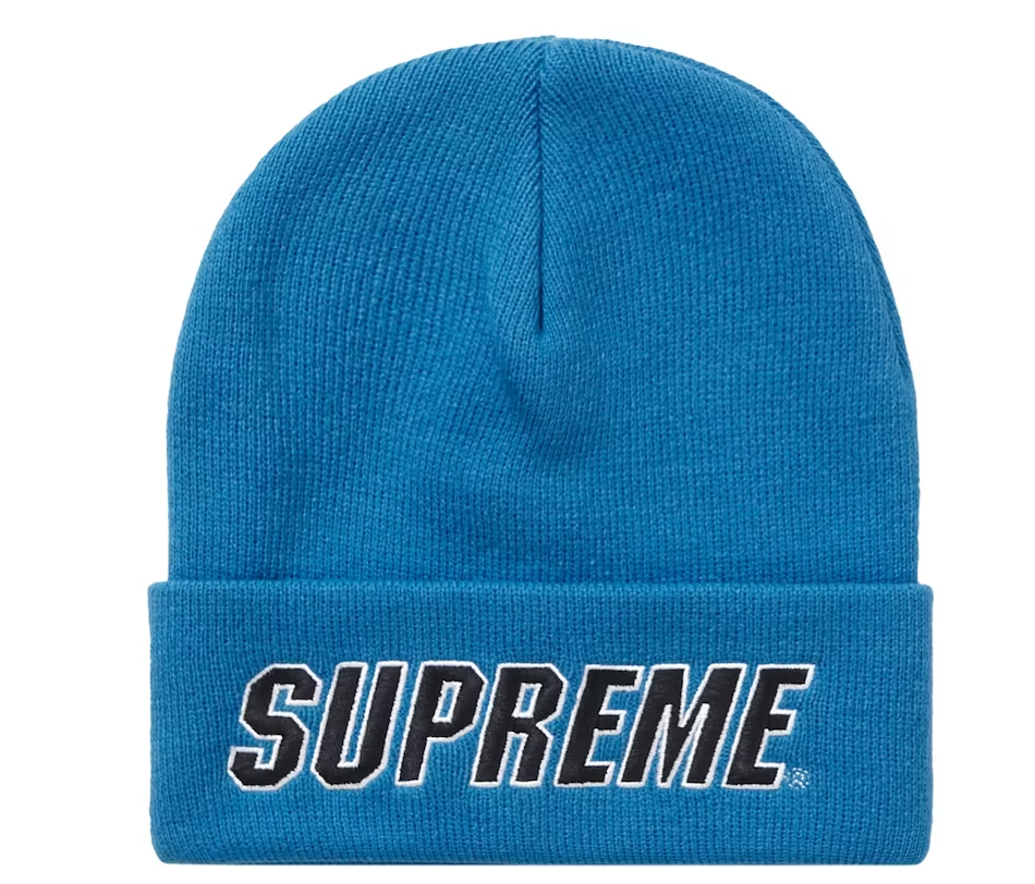 Supreme Slant Beanie Blue