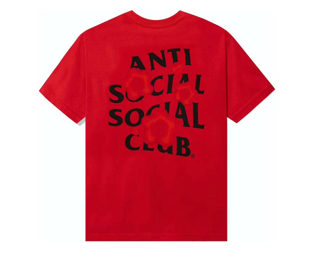 Anti Social Social Club Seeing The Feeling Tee Red