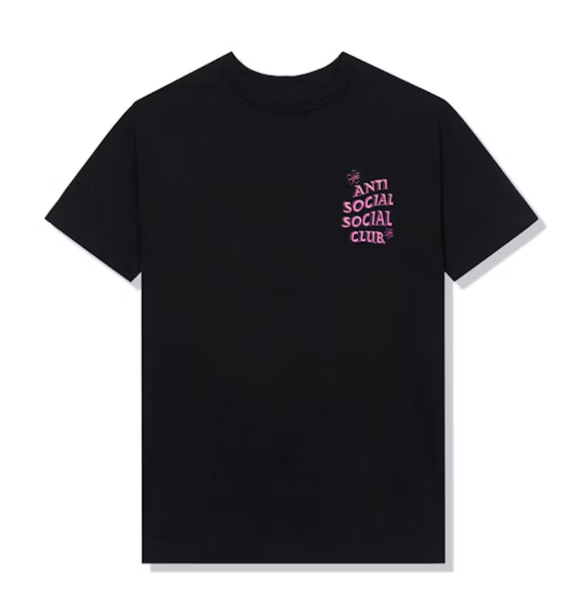 Anti Social Social Club Coral Crush T-shirt Black