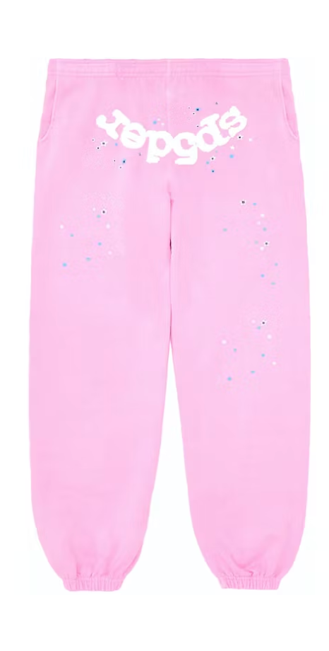 Sp5der OG Web Sweatpants Pink