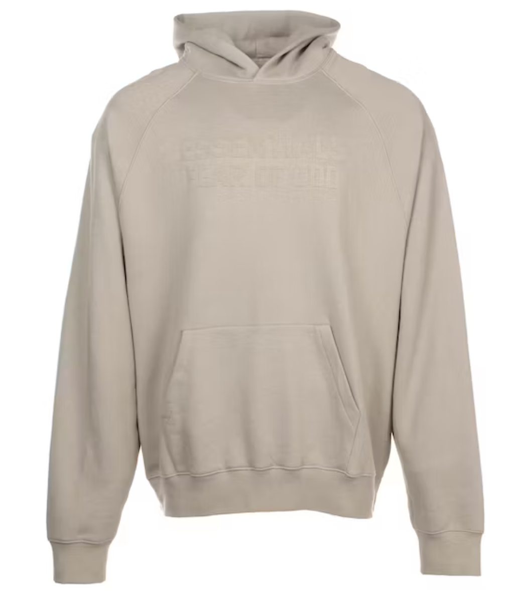 Fear of God Essentials Hoodie Smoke