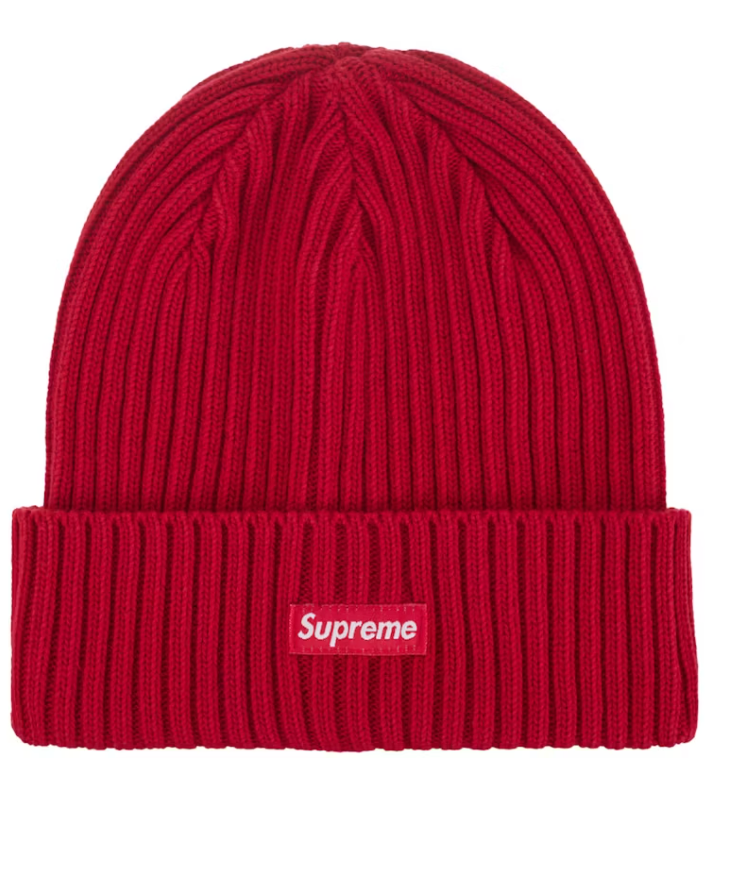 Supreme Overdyed Beanie (SS24) Red