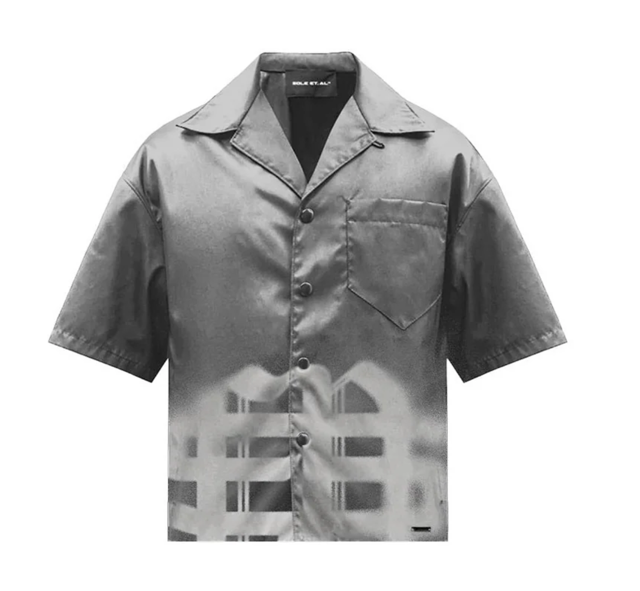 Sol et. Al Metro Identity Silk Shirt Grey