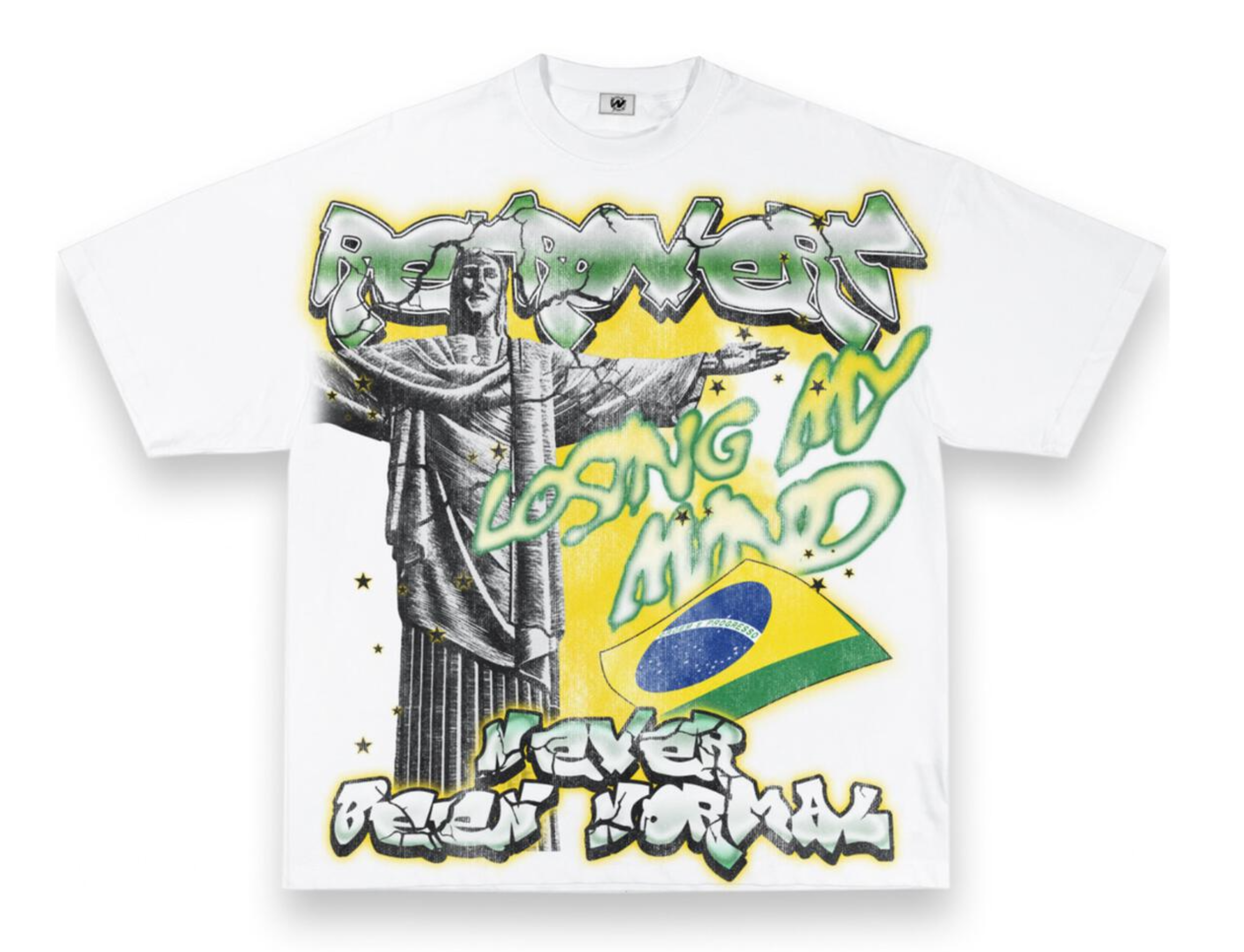 Retrovert Brazil Tee White