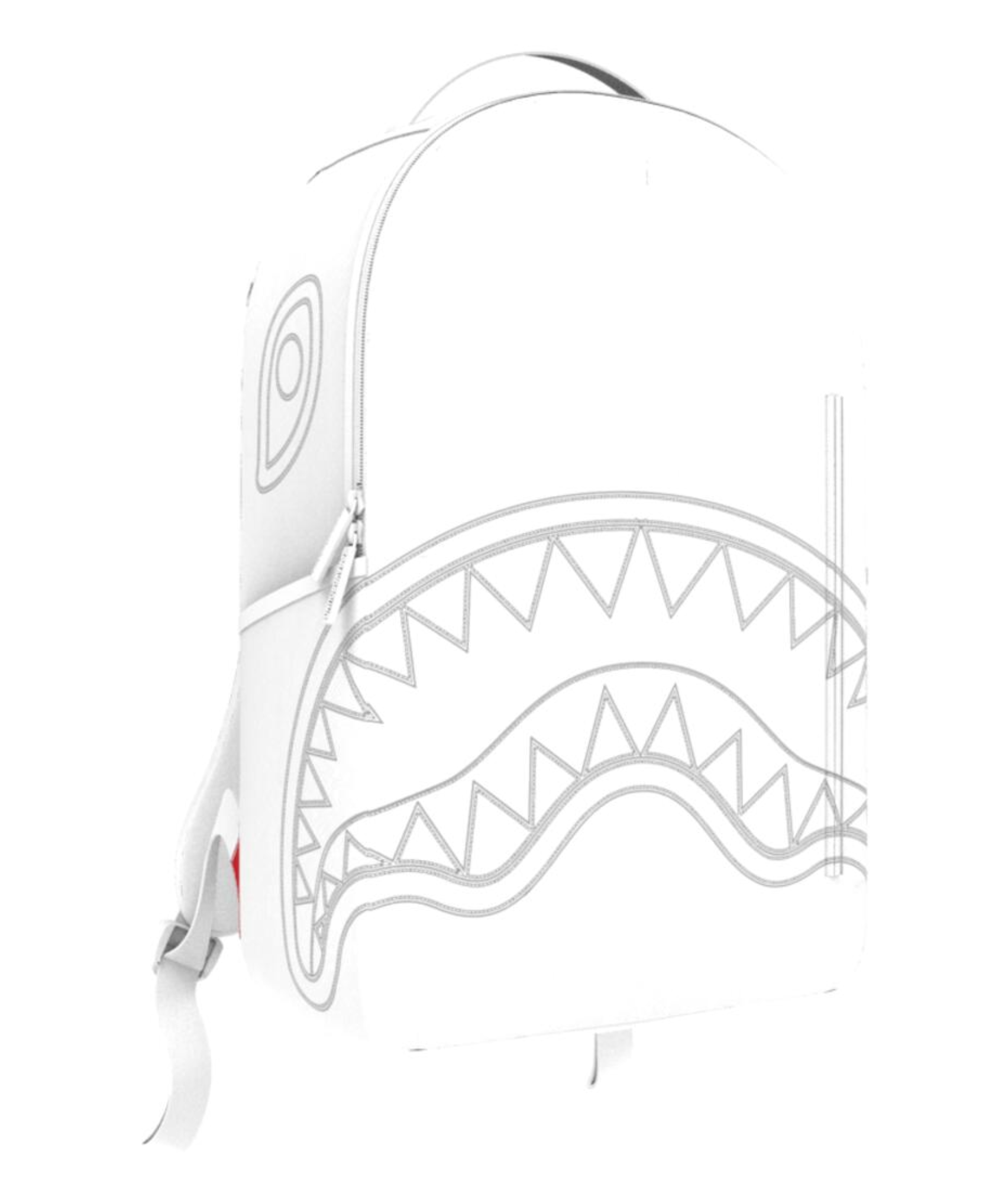 SPRAYGROUND WHITE SHARK DLXSV BACKPACK