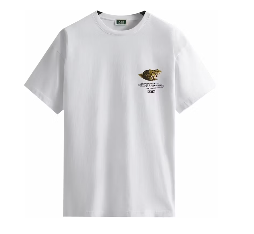 Kith AMNH Amphibians Vintage Tee White