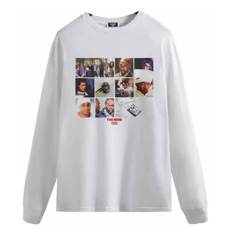 Kith The Wire Kings And Pawns L/S Tee White