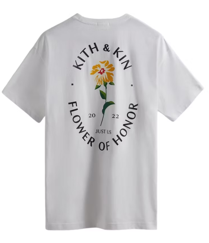 Kith Flower Of Honor Tee White