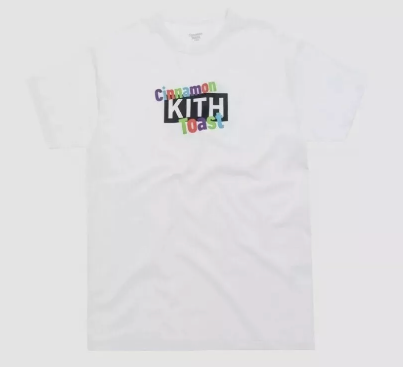 Kith x Cinnamon Toast Crunch Box Logo Tee White