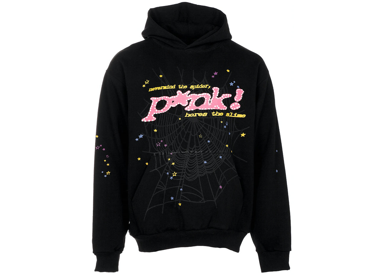 SP5DER P*NK HOODIE BLACK