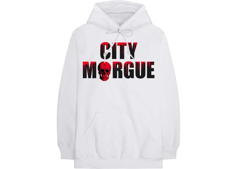Vlone x City Morgue Dogs Hoodie White