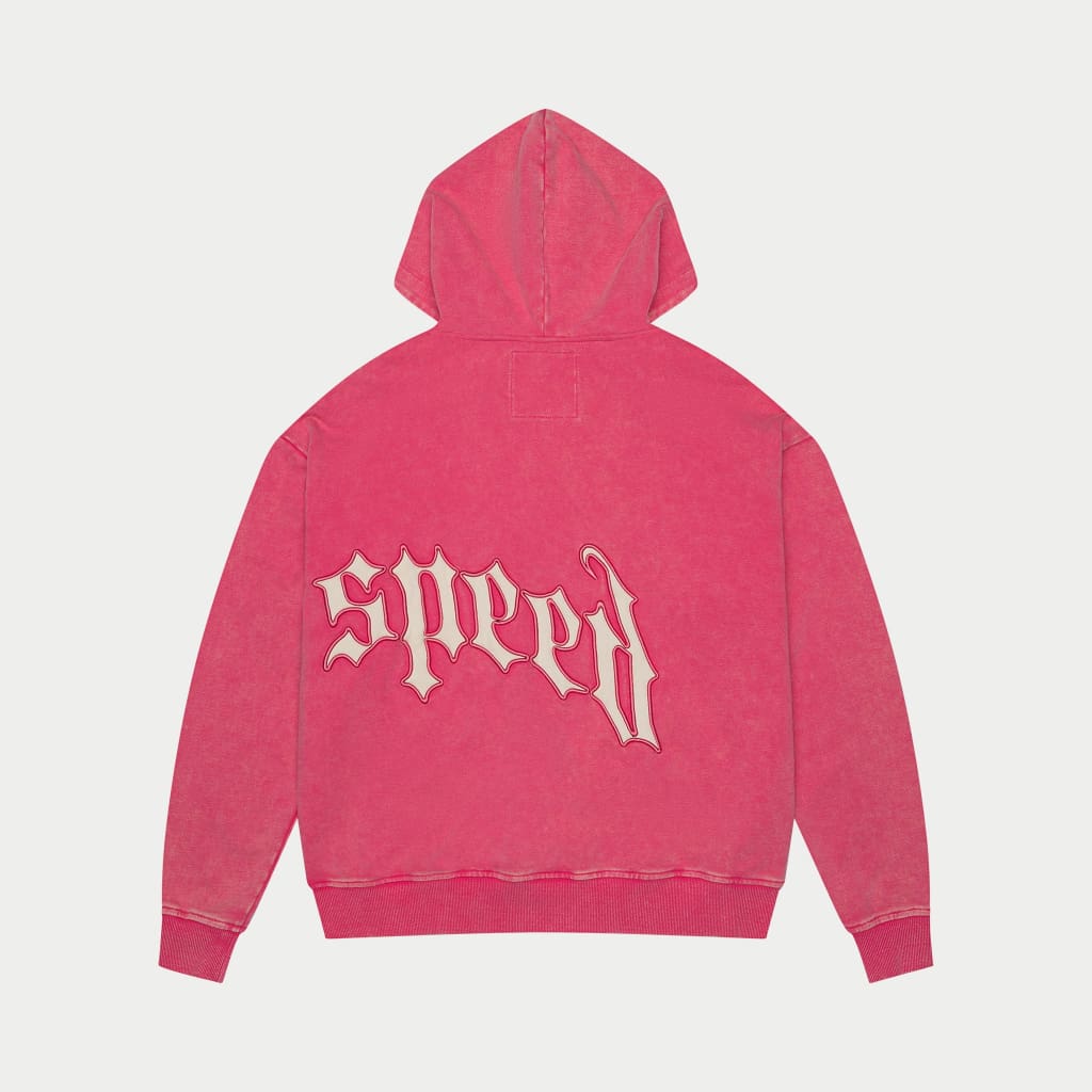 Godspeed OG Logo Zip UP (StarDust Pink Washed)