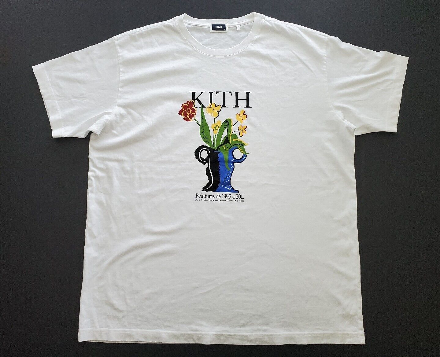 Kith "Peintures De 1996 a 2011" Tee White