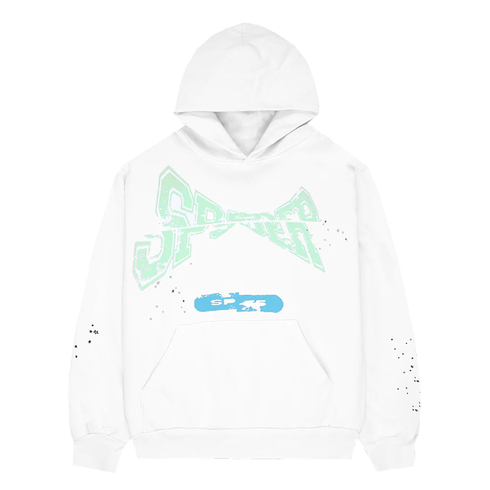 Sp5der Racing Hoodie White