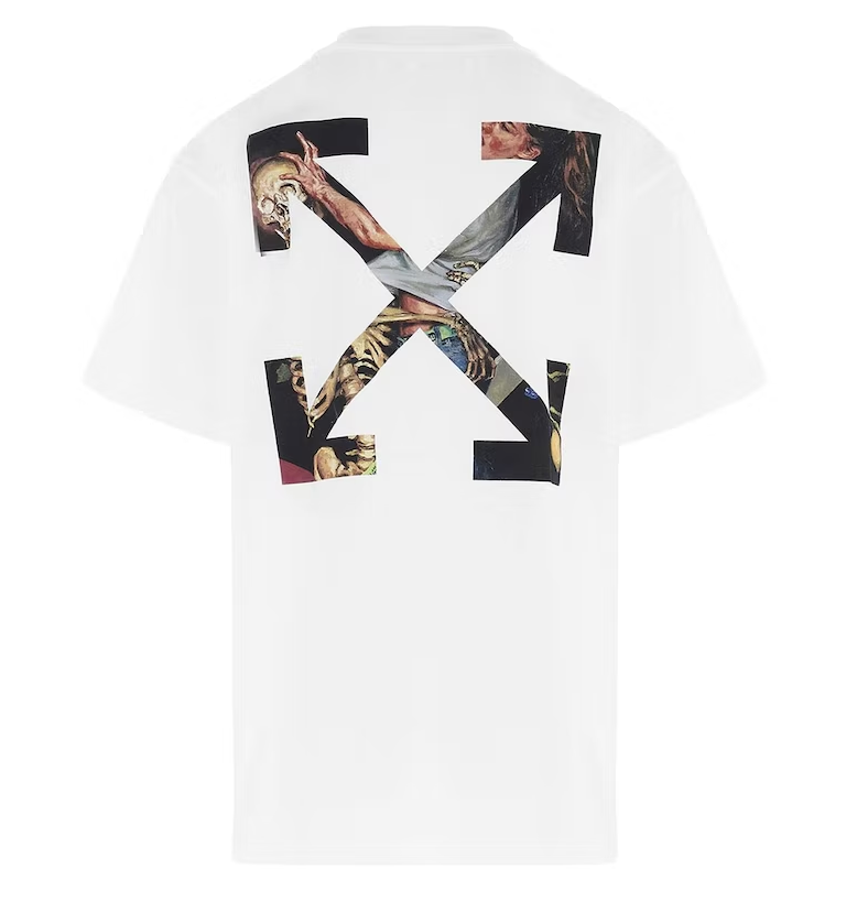 Off White Pascal Arrow Short Sleeve Tee White (oversized fit)