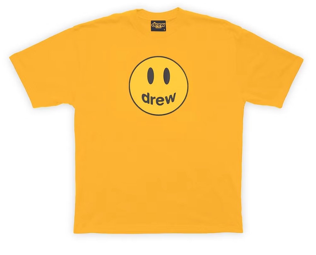 drew house mascot t-shirt golden yellow - Verified Sneaker Boutique Wellington