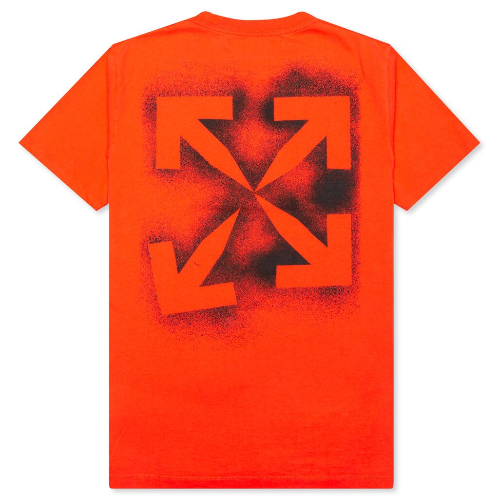 OFF WHITE ORANGE STENCIL TEE (TTS fit)